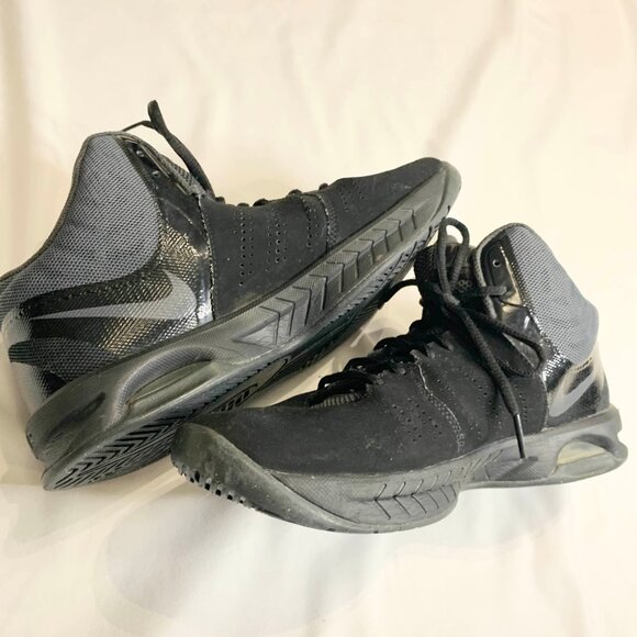 Nike Air Visi Pro 6 Black High-Top Basketball Sneakers 749168-003 Men's Sz 8.5 - Picture 9 of 9